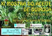 Cartel XI Fiesta do Azeite 2011. Quiroga (Lugo)