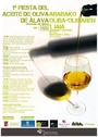 Cartel de la  Fiesta del Aceite de Alava
