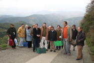 Socios de Olearum llegando a Benalaura