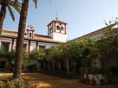 Patio interior de la Hacienda Guzman. Foto: P.L