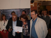 Mariano Lisa recoge el premio. Foto: P. Lorenzo