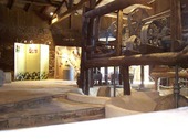 Interior de la antigua almazara
