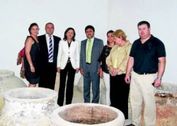 Autoridades durante la inaguracin del inmueble