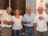 Francisco Riera, Rosa, Ramn Gassi y Agust Seres