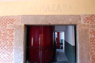 Entrada al Museo del AOVE de Sata Cruz del Valle